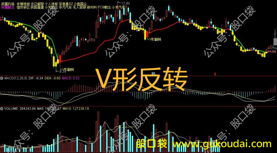 [副图]通达信V形反转寻龙副图指标 附公式源码 贴图